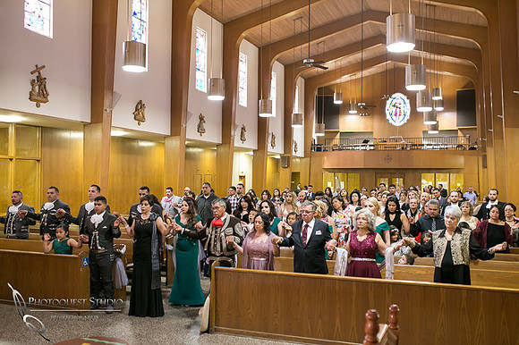 Wedding Photographer in Temecula, Riverside documented Mexican Traditional Church Wedding