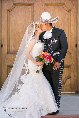 Wedding Photographer in Temecula, Riverside documented Mexican Traditional Church Wedding