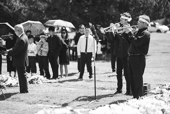 TL's Mom Funeral - B&W-197