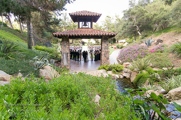 Wedding celebration at Pala Mesa Resort, Fallbrook, San Diego, California.
