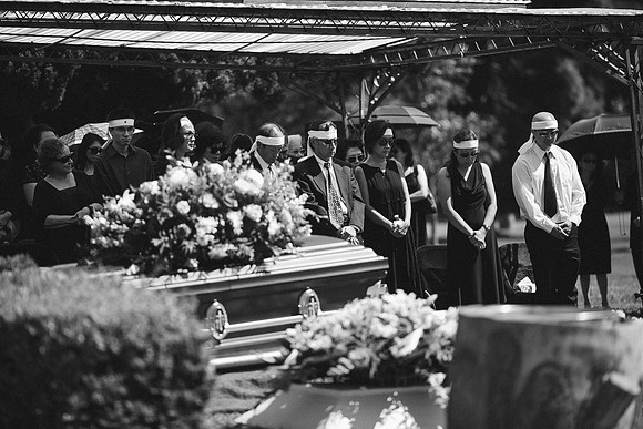 TL's Mom Funeral - B&W-193