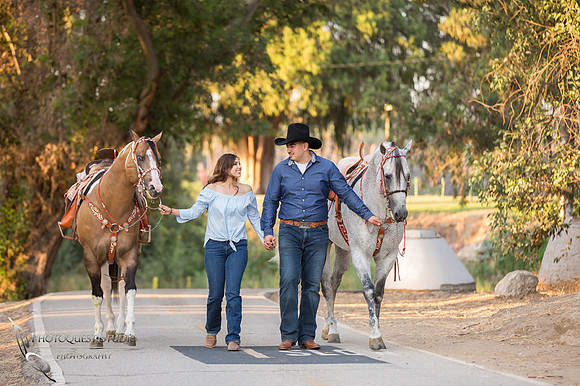 Temecula Wedding Photographer, Engagement Photo with Horses