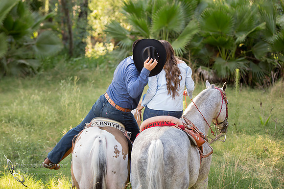 Wedding Photographer in Temecula, Engagement Photo with beautiful Couple and Horses in Riverside, California - Mayra and Juan