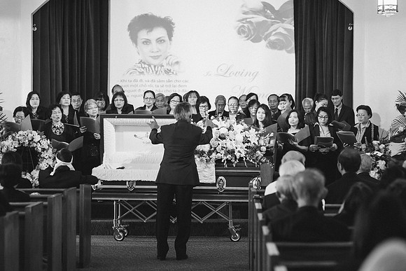 TL's Mom Funeral - B&W-82
