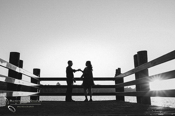 Dacing at sunset, Engagement-Photo-at-Frank-G-Bonelli-park