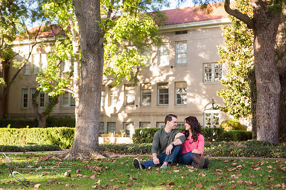 Engagement Photo at University of La Verne, Pamona, California by Temecula Wedding Photographer