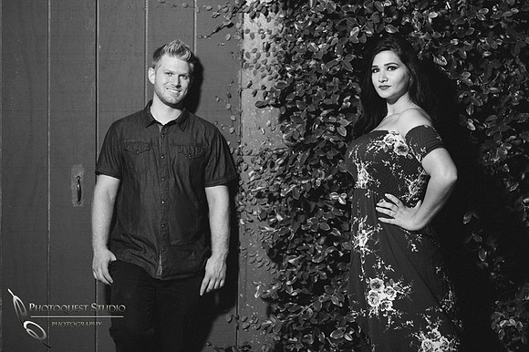 Engagement Photo at Downtown Fullerton
