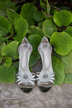 Bling bling wedding shoes