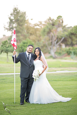 Pala Mesa Resort golf courst Wedding Photo