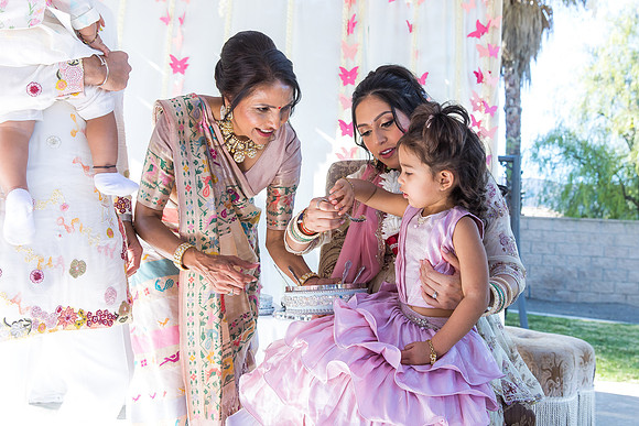 beautiful indian family little butterfly babyshower pooja parth-350