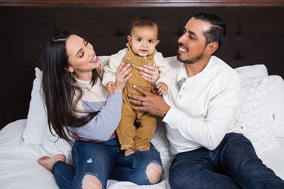 Three generations family photo in Riverside, California, Mariana's Family-27