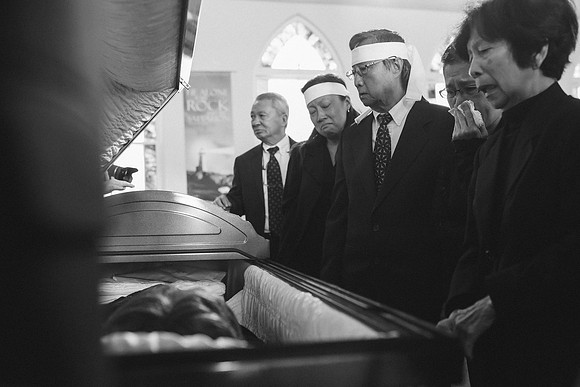 TL's Mom Funeral - B&W-143