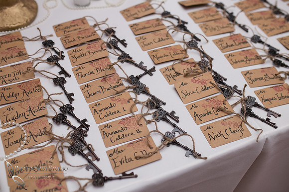 Wedding lock and keys