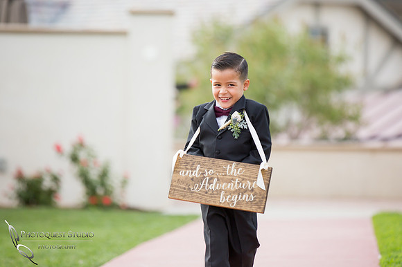 Cute ring boy by  Temecula Winery wedding Photographer