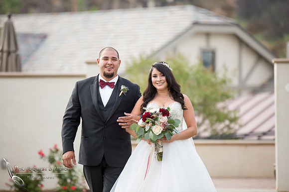 First time bride see groom at ceremony
