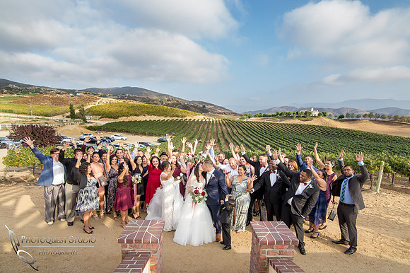 Wedding Photo at Leoness Cellars by Temecula Photographer