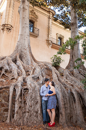 Engagement at Balboa Park, San Diego by Temecula Wedding Photographer