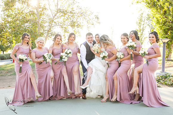 got legs at wedding