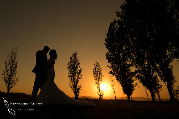 love and sunset with wedding photographer in temecula