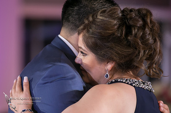 mom and son dance