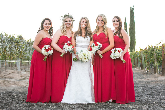 Beautiful wedding at Wiens Family Cellars Temecula Winery - Sarah & Shawn