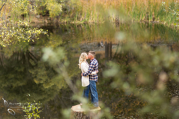 Lake Fulmor, Idyllwild Engagement Photo