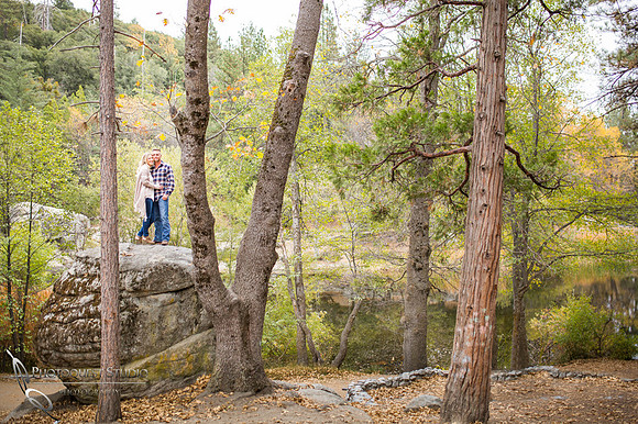 Lake Fulmor, Idyllwild Engagement Photo by Temecula wedding photographer