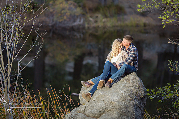 Sweet kiss by Temecula Wedding Photographer