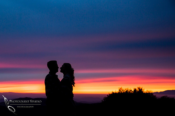 Sunset Engagement Photoby Temecula Wedding Photographer