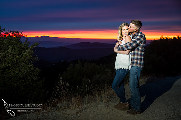 emecula Wedding Photographers at sunset