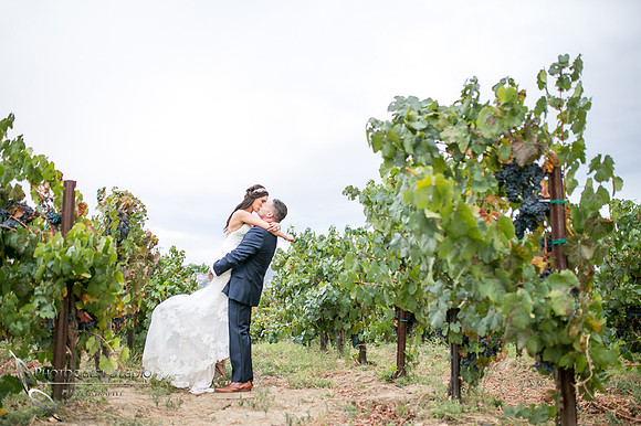 Winery Wedding Photo by Photographer in Temecula.