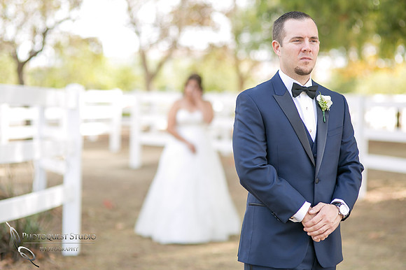 wedding first look
