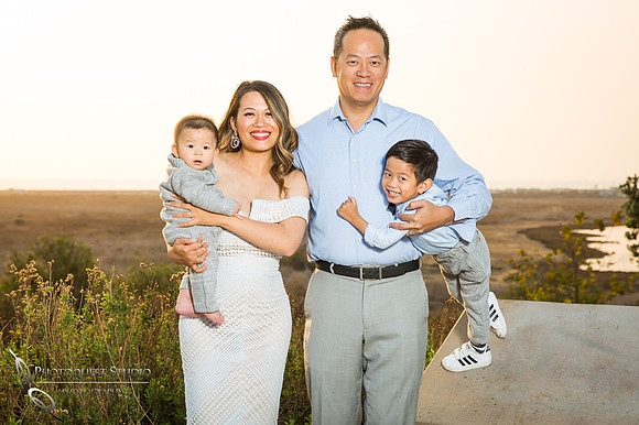 Happy family photo session