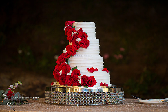 Simple wedding cake
