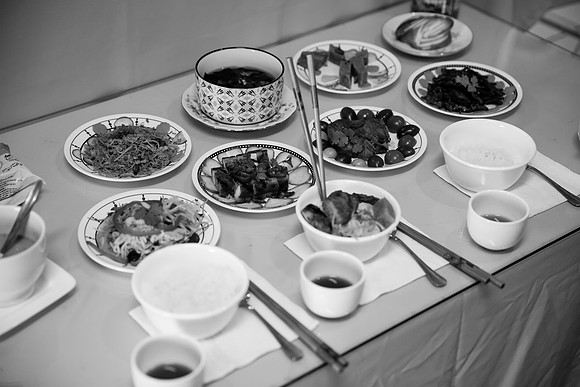 Hien's Mom Funeral-B&W (142)