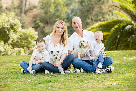 The Ashcroft Family Photo at Hillcrest Park, Fullerton, California