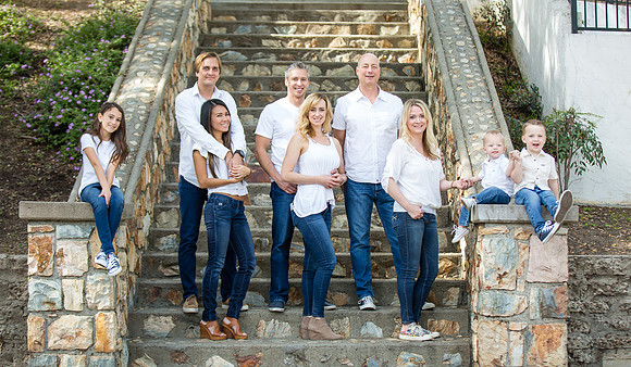 Family Photo at Hillcrest Park, Fullerton, Southern California - Emily's Family (154)