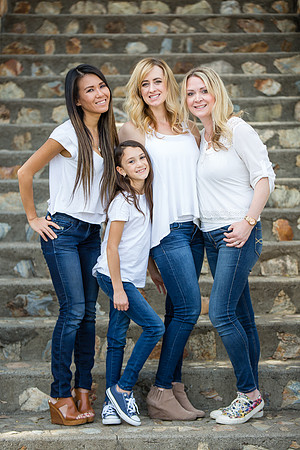 Family Photo at Hillcrest Park, Fullerton, Southern California - Emily's Family (165)
