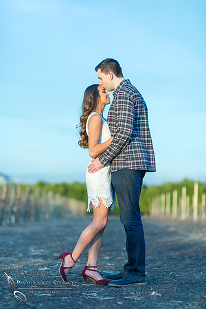 Lovely forehead kiss at Wiens, Temecula Winery Wedding Photographer