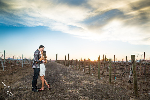 kiss at sunset