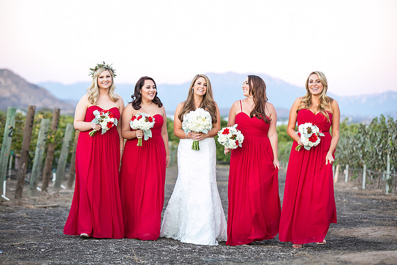Beautiful wedding at Wiens Family Cellars Temecula Winery - Sarah & Shawn