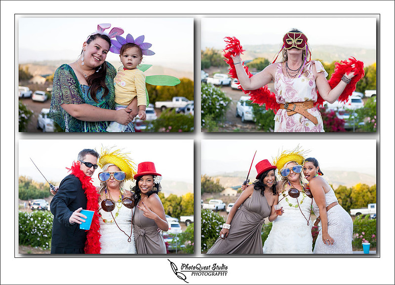 Temecula Wedding Photobooth at DIY Backyard wedding in Escondido, San Diego by Temecula Wedding Photographer of PhotoQuest Studio | Photography - Locate in Menifee and serving both N&S California - 6