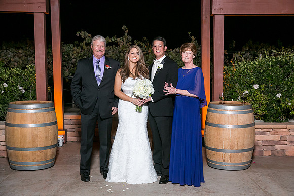 Beautiful wedding at Wiens Family Cellars Temecula Winery - Sarah & Shawn