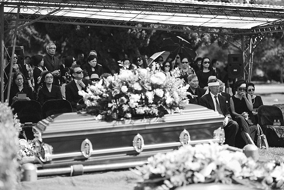 TL's Mom Funeral - B&W-185