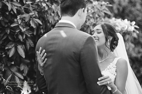 First look sweet moment
