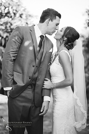 Kissing in black and white