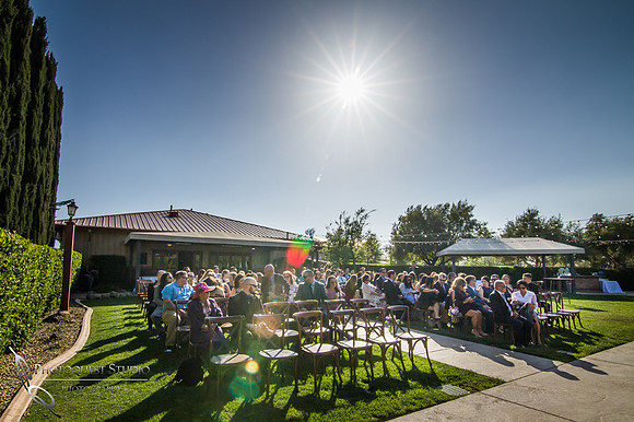 Wedding Ceremony at Wiens Winery