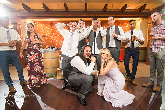 Good time at wedding