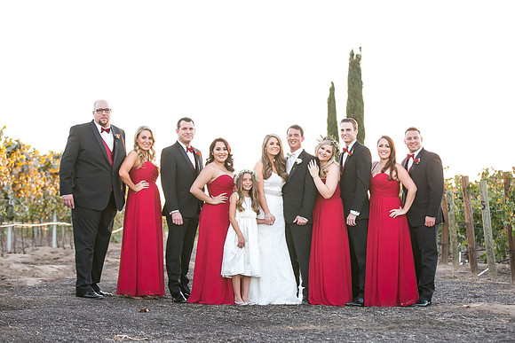 Beautiful wedding at Wiens Family Cellars Temecula Winery - Sarah & Shawn