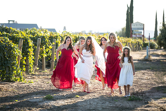 Beautiful wedding at Wiens Family Cellars Temecula Winery - Sarah & Shawn